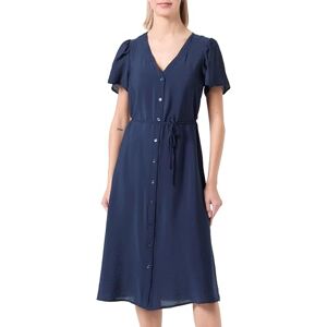 VERO MODA VMJOSIE SS Calf Shirt Dress WVN GA, Blazer Navy, XS VERO MODA VMJOSIE SS Calf Shirt Dress WVN GA, Blazer Navy, XS