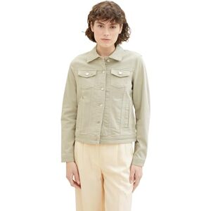 TOM TAILOR Women's 1040479 Denim Jacket, 34895-Desert Green, M, 34895 Desert Green, M TOM TAILOR Women's 1040479 Denim Jacket, 34895-Desert Green, M, 34895 Desert Green, M