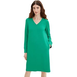 TOM TAILOR Ladie's 1035222 Dress, 31032-Vivid Leaf Green, 38 TOM TAILOR Ladie's 1035222 Dress, 31032-Vivid Leaf Green, 38