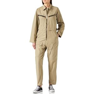 G-STAR Women's Multi Zip Jumpsuit 2.0 , Beige (tree house D21029-C960-C941), S G-STAR Women's Multi Zip Jumpsuit 2.0 , Beige (tree house D21029-C960-C941), S