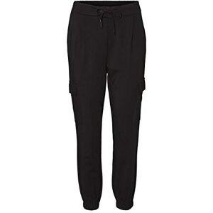 VERO MODA Women's Vmeva Mr Cargo Elastic Detail Pant Noos, Black, S / 30L VERO MODA Women's Vmeva Mr Cargo Elastic Detail Pant Noos, Black, S / 30L