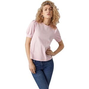 VERO MODA Women's VMKERRY 2/4 O-Neck TOP VMA NOOS Shirt, Parfait Pink, Large VERO MODA Women's VMKERRY 2/4 O-Neck TOP VMA NOOS Shirt, Parfait Pink, Large