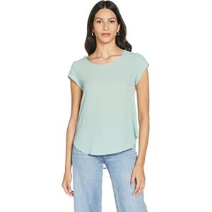 ONLY Women's Onlvic S/s Solid Top Noos WVN T-Shirt, Blue Surf-8 ONLY Women's Onlvic S/s Solid Top Noos WVN T-Shirt, Blue Surf-8