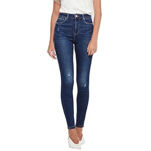 ONLY Women's ONLMILA Life HW SK ANK BJ374 NOOS Pants, Dark Denim Blue, 25W x 30L ONLY Women's ONLMILA Life HW SK ANK BJ374 NOOS Pants, Dark Denim Blue, 25W x 30L
