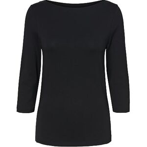 VERO MODA Womens Vmpanda 3/4 Top Jrs Noos Longsleeve T Shirt, Black, M UK VERO MODA Womens Vmpanda 3/4 Top Jrs Noos Longsleeve T Shirt, Black, M UK