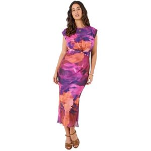 Joe Browns Women's Bold Pattern Knotted Waist Mesh Dress, Slim, Multi, UK 18 Joe Browns Women's Bold Pattern Knotted Waist Mesh Dress, Slim, Multi, UK 18