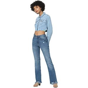 ONLY Women's Onlwonder LS Cropped DNM Jacket Gua Denim Jacket, Light blue (light blue denim), XS ONLY Women's Onlwonder LS Cropped DNM Jacket Gua Denim Jacket, Light blue (light blue denim), XS