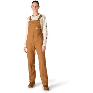 Carhartt , Women's, Rugged Flex® Loose Fit Canvas Bib Overall, ® Brown, XL Carhartt , Women's, Rugged Flex® Loose Fit Canvas Bib Overall, ® Brown, XL