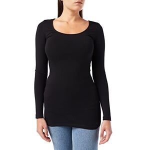 VERO MODA Women's Vmmaxi My Soft U-neck Noos Long Sleeve Top, Black, 42 UK VERO MODA Women's Vmmaxi My Soft U-neck Noos Long Sleeve Top, Black, 42 UK