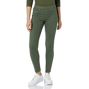 Amazon Essentials Women's Mid-Rise Stretch Pull-On Jegging Discontinued Colours, Dark Green, 16 Short Amazon Essentials Women's Mid-Rise Stretch Pull-On Jegging Discontinued Colours, Dark Green, 16 Short