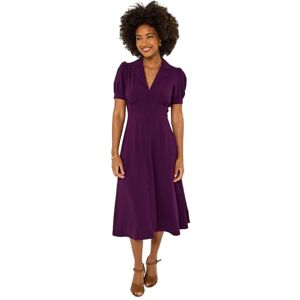 Joe Browns Women's Vintage Inspired Tea Dress, Regular, Purple, UK 16 Joe Browns Women's Vintage Inspired Tea Dress, Regular, Purple, UK 16