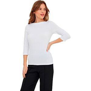 VERO MODA Womens Vmpanda 3/4 Top JRS Noos Longsleeve T Shirt, Bright White, XS UK VERO MODA Womens Vmpanda 3/4 Top JRS Noos Longsleeve T Shirt, Bright White, XS UK