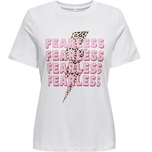 ONLY Onlhenny Life Reg S/S Top Box JRS, Bright White, XL ONLY Onlhenny Life Reg S/S Top Box JRS, Bright White, XL