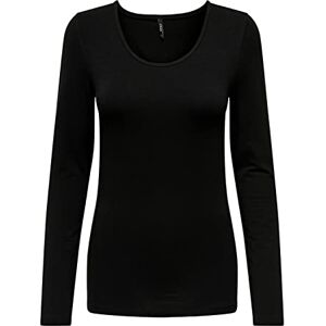 ONLY Women's Onllive Love LS O-Neck top, Pack of 3, Cs JRS Longsleeve T-Shirt, Black/Pack:2 Black, XS ONLY Women's Onllive Love LS O-Neck top, Pack of 3, Cs JRS Longsleeve T-Shirt, Black/Pack:2 Black, XS