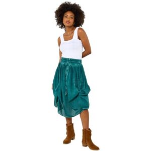 Joe Browns Women's Woven Embroidered Adjustable Skirt, Regular, Blue, UK 10 Joe Browns Women's Woven Embroidered Adjustable Skirt, Regular, Blue, UK 10
