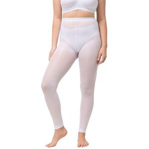 Ulla Popken Womenswear Plus Size Curvy 60 Denier Footless Tights snow white 26/28 659026200-52+ Ulla Popken Womenswear Plus Size Curvy 60 Denier Footless Tights snow white 26/28 659026200-52+