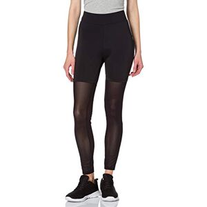 Urban Classics Women's Tb4105-ladies High Waist Transparent Tech Mesh Leggings, Black, S Urban Classics Women's Tb4105-ladies High Waist Transparent Tech Mesh Leggings, Black, S