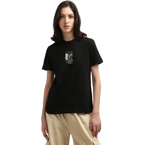 Calvin Klein Jeans Women's Regular Short Sleeve Round Neck T-Shirt, Black (Ck Black), M Calvin Klein Jeans Women's Regular Short Sleeve Round Neck T-Shirt, Black (Ck Black), M