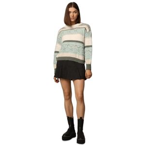 ONLY Women's Onladina Life L/S KNT Noos Jumper Sweater, Silt Green/Pattern:Cloud Dancer/Sea Spray/Bich, XL ONLY Women's Onladina Life L/S KNT Noos Jumper Sweater, Silt Green/Pattern:Cloud Dancer/Sea Spray/Bich, XL