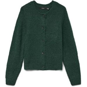 VERO MODA Women's Vmnovah Ls O-Neck Button Cardi Ga Noos Knit Cardigan, Pine Grove, S VERO MODA Women's Vmnovah Ls O-Neck Button Cardi Ga Noos Knit Cardigan, Pine Grove, S