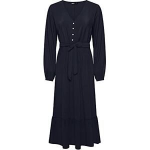 ONLY Women's Onlnova Life VIS Amy Long Dress Solid, Night Sky, M ONLY Women's Onlnova Life VIS Amy Long Dress Solid, Night Sky, M
