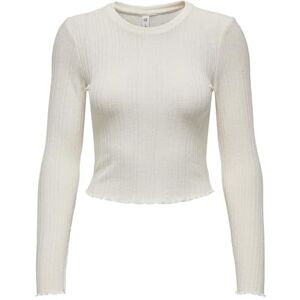 ONLY Women's Onlkisser L/S Short Top CC JRS Longsleeve T-Shirt, Sandshell, L ONLY Women's Onlkisser L/S Short Top CC JRS Longsleeve T-Shirt, Sandshell, L