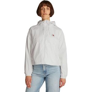 Tommy Jeans Women's TJW ESSENTIAL WINDBREAKER EXT DW0DW20672 Windbreaker Jacket, White (Ecru), XL_Plus Tommy Jeans Women's TJW ESSENTIAL WINDBREAKER EXT DW0DW20672 Windbreaker Jacket, White (Ecru), XL_Plus