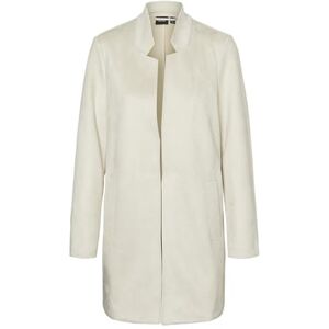 VERO MODA Women's Vmjosefreja Faux Suede Jacket Boo, Oatmeal, L VERO MODA Women's Vmjosefreja Faux Suede Jacket Boo, Oatmeal, L