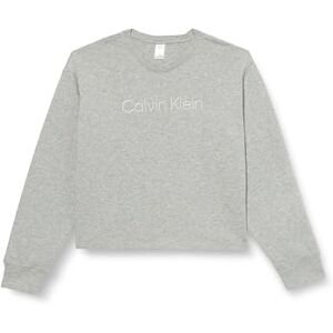 Calvin Klein Women’s Relaxed Crew Neck Stretch Sweatshirt, Grey (Grey Heather), XS Calvin Klein Women’s Relaxed Crew Neck Stretch Sweatshirt, Grey (Grey Heather), XS