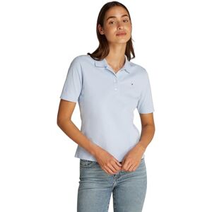 Tommy Hilfiger Women's Regular Fit Short Sleeve Polo Shirt, Blue (Breezy Blue), XXL Tommy Hilfiger Women's Regular Fit Short Sleeve Polo Shirt, Blue (Breezy Blue), XXL