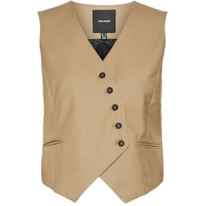 VERO MODA Women's Vmhailey SL Waistcoat Suit Vest, Tigers Eye, 12 VERO MODA Women's Vmhailey SL Waistcoat Suit Vest, Tigers Eye, 12