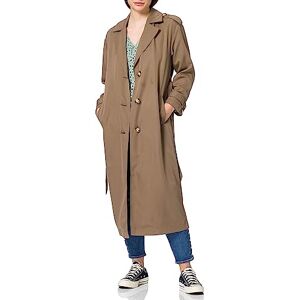 ONLY Women's ONLLINE X-LONG TRENCHCOAT CC OTW, Walnut, L ONLY Women's ONLLINE X-LONG TRENCHCOAT CC OTW, Walnut, L