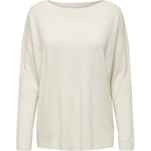 ONLY Women's Onlamalia Ls Boatneck CC KNT Sweater, Cloud Dancer, S ONLY Women's Onlamalia Ls Boatneck CC KNT Sweater, Cloud Dancer, S