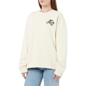 Hugo Boss Women's Oversized Crew_b_4 Sweatshirt, Open White, XL Hugo Boss Women's Oversized Crew_b_4 Sweatshirt, Open White, XL