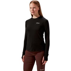 Berghaus Women's Ivyhill Crew Long Sleeve T-Shirt, Black/Black, 8 Berghaus Women's Ivyhill Crew Long Sleeve T-Shirt, Black/Black, 8
