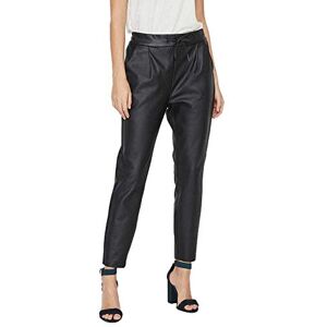 VERO MODA Women's Vmeva Mr Loose String Coated Pant, Black (Black Black), XL VERO MODA Women's Vmeva Mr Loose String Coated Pant, Black (Black Black), XL