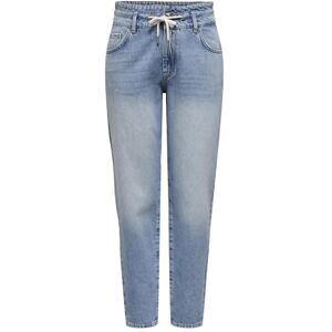 ONLY Women's Onllu Hw Thong Carrot ANK DNM Dot, Light Blue (Light Blue Denim), 26W x 32L ONLY Women's Onllu Hw Thong Carrot ANK DNM Dot, Light Blue (Light Blue Denim), 26W x 32L