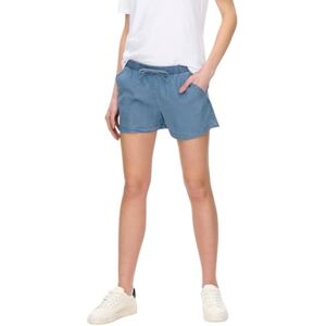 ONLY Women's Onlpema Lyocell Life DNM Box Shorts, Medium Blue (Medium Blue Denim), S ONLY Women's Onlpema Lyocell Life DNM Box Shorts, Medium Blue (Medium Blue Denim), S