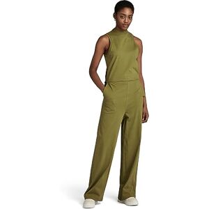 G-STAR Women's Open Back Jumpsuit , Green (smoke olive D23252-B771-B212), S G-STAR Women's Open Back Jumpsuit , Green (smoke olive D23252-B771-B212), S