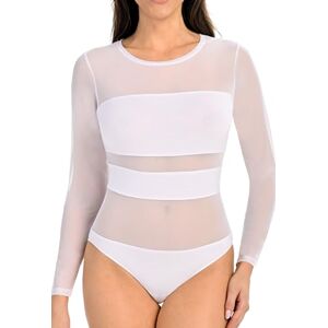 Teyli Bodysuit Women's Body Elegant Mesh Top Body Long Sleeve Women's Bodysuit Women's Long Sleeve Teyli Bodysuit Women's Body Elegant Mesh Top Body Long Sleeve Women's Bodysuit Women's Long Sleeve