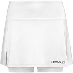 HEAD Women's Club Basic Skort, White, XXL HEAD Women's Club Basic Skort, White, XXL