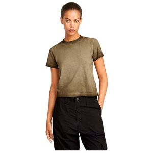 G-STAR Women's Overdyed Micro Boxy Top, Green (wild olive gd D26078-D756-C028), M G-STAR Women's Overdyed Micro Boxy Top, Green (wild olive gd D26078-D756-C028), M