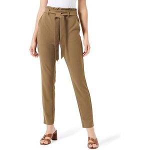 VERO MODA Women's Vmliva Hw Paperbag Tapered Pant Noos Jersey Trousers, Capers, L / 32L VERO MODA Women's Vmliva Hw Paperbag Tapered Pant Noos Jersey Trousers, Capers, L / 32L