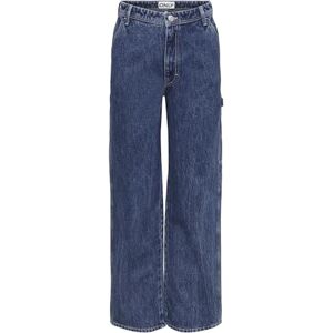 ONLY Women's Onlwest Hw Carpenter Str DNM Dot507 Noos Jeans, Medium Blue Denim, 26W x 30L ONLY Women's Onlwest Hw Carpenter Str DNM Dot507 Noos Jeans, Medium Blue Denim, 26W x 30L