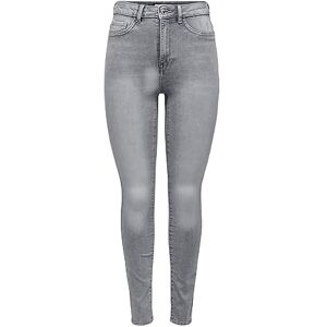 ONLY Women's Onlrose Hw Skinny DNM Gua Noos Jeans, Medium Grey Denim, S / 32L ONLY Women's Onlrose Hw Skinny DNM Gua Noos Jeans, Medium Grey Denim, S / 32L