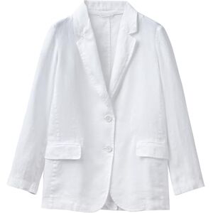 United Colors of Benetton Women's Jacket M/L 2aghdw00r, Optical White 101, UK 6 United Colors of Benetton Women's Jacket M/L 2aghdw00r, Optical White 101, UK 6