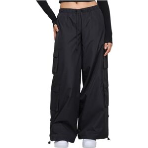 Urban Classics Women's Ladies Ripstop Double Cargo Pants, Black, XS Urban Classics Women's Ladies Ripstop Double Cargo Pants, Black, XS