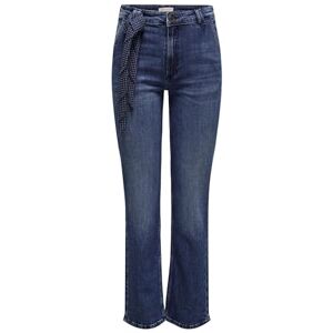 ONLY Women's Onljaci Mw Str Lank DNM JNS Azg Jeans, Medium Blue (Medium Blue Denim), 30W x 30L ONLY Women's Onljaci Mw Str Lank DNM JNS Azg Jeans, Medium Blue (Medium Blue Denim), 30W x 30L