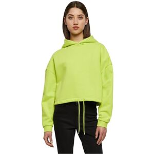 Urban Classics Women's Ladies Cropped Oversized Hoodie Hooded Sweatshirt, Frozenyellow, Urban Classics Women's Ladies Cropped Oversized Hoodie Hooded Sweatshirt, Frozenyellow,