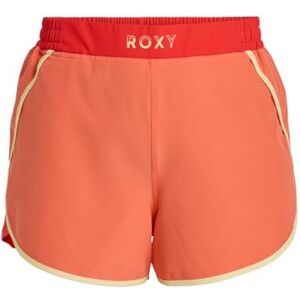 Roxy Elastic Waist Shorts Bold Moves 2.0 Shorts Young Womens Orange M Roxy Elastic Waist Shorts Bold Moves 2.0 Shorts Young Womens Orange M